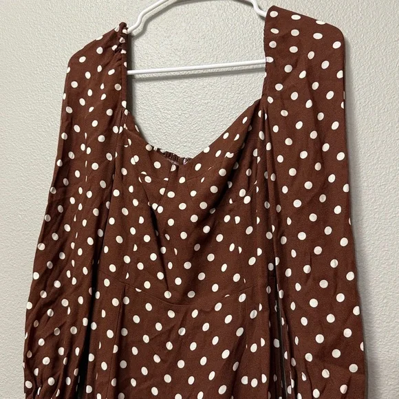 Reformation Mochi Polka Dot Mini Dress - Picture 8 of 16